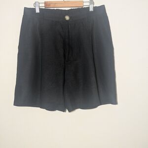 Karen Kane Dark Gray Linen Shorts